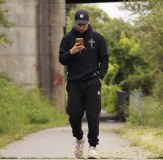 Vass Carp Rising Hoodie Black Fishingwear Streetwear Casual Outdoorwear 2