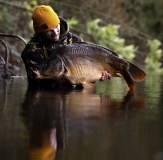 Vass Angler wearing Vass Waders and Honeycmbe Beanie for Fishing Outdoors 3