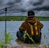 Vass 700 Chest Waders Camo Snapback and Strapped Hoodie for Fishing Outdoors