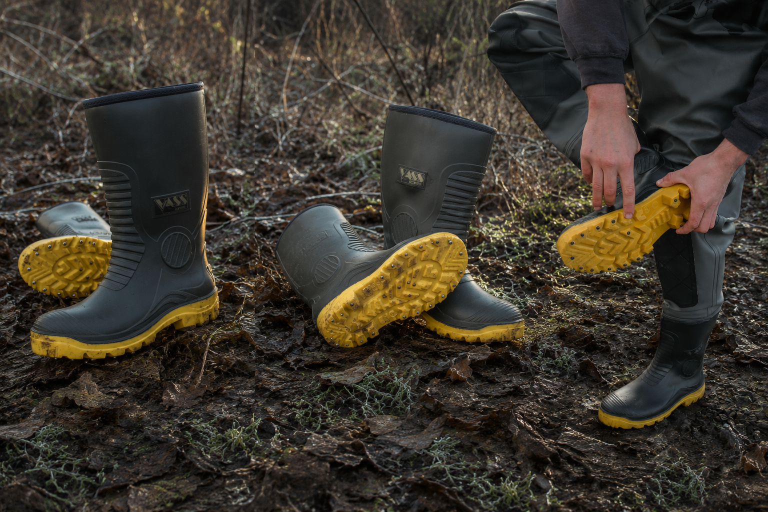 Vass Studded Sole Boots &amp; Waders