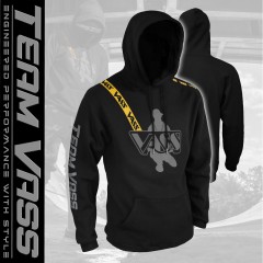 Team Vass Printed Hoody - Black Edition - with Vass Printed Strap