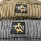Vass ‘Fleece Lined’ Ribbed Beanie (Rubber Badge)