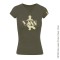 Ladies Printed V Neck T-Shirt by Vass Textiles Limited