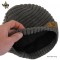 Vass ‘Fleece Lined’ Ribbed Beanie (Suede Badge)