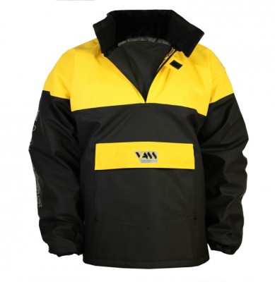 Team Vass 350 Winter Lined Waterproof Smock - Black/Yellow