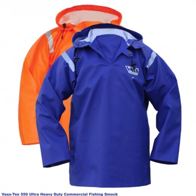 Vass-Tex 550 Extreme Waterproof Smock - Orange/Green/Blue